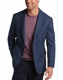 Joseph Abboud Modern Fit Wool Sport Coat, Blue