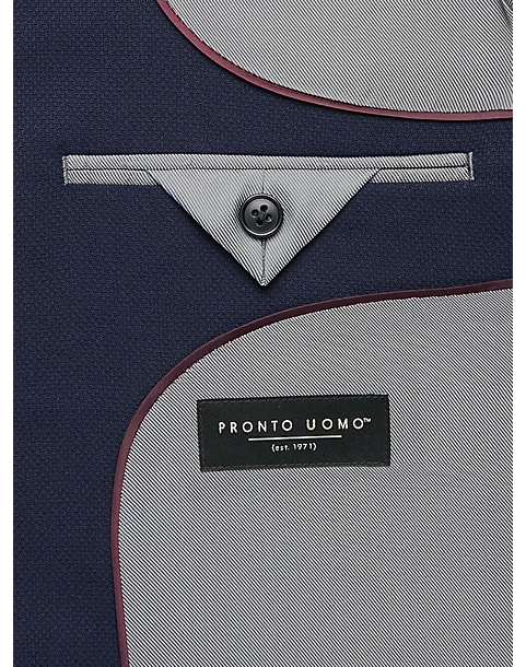 Pronto Uomo Modern Fit Texture Weave Blazer, Black 3 Pronto Uomo Modern Fit Texture Weave Blazer, Black - Image 3