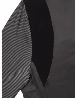 Egara Slim Fit Peak Lapel Dinner Jacket, Midnight Floral Jacquard 7 Egara Slim Fit Peak Lapel Dinner Jacket, Midnight Floral Jacquard -Gentleman’s Outlet Store MW40 15NK 71 EGARA MIDNIGHT ALT5