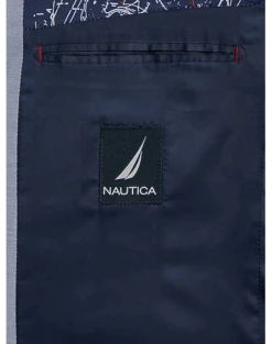Nautica Modern Fit Sport Coat, Chambray Blue -Gentleman’s Outlet Store MW40 15R0 14 NAUTICA BLUE POSTMAN ALT2 1