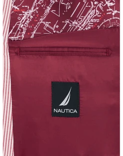 Nautica Modern Fit Sport Coat, Blue Seersucker -Gentleman’s Outlet Store MW40 15R2 11 NAUTICA RED SEERSUCKER ALT2