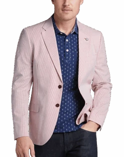 Nautica Modern Fit Sport Coat, Blue Seersucker