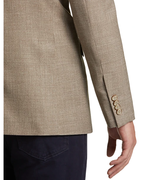 Joseph Abboud Slim Fit Sport Coat, Textured Tan 2 Joseph Abboud Slim Fit Sport Coat, Textured Tan - Image 2