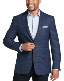 Lauren By Ralph Lauren Classic Fit Sport Coat, Blue Gingham