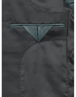 After Hours Slim Fit Satin Peak Lapel Dinner Jacket, Green Paisley -Gentleman’s Outlet Store MW40 160D 35 AFTER HOURS GREEN BLACK ALT2