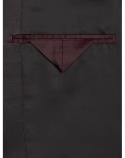 After Hours Slim Fit Shawl Collar Dinner Jacket, Burgundy Paisley -Gentleman’s Outlet Store MW40 160L 06 AFTER HOURS BURGUNDY PAISLEY ALT2