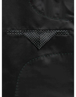 Egara Slim Fit Peak Lapel Dinner Jacket, Emerald Green Paisley -Gentleman’s Outlet Store MW40 160U 89 EGARA GREEN PAISLEY ALT2