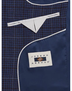 Joseph Abboud Modern Fit Sport Coat, Blue Plaid 6 Joseph Abboud Modern Fit Sport Coat, Blue Plaid -Gentleman’s Outlet Store MW40 165J 67 JOSEPH ABBOUD MED BLUE PLAID ALT2