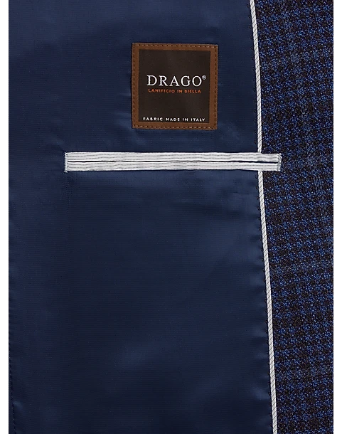 Joseph Abboud Modern Fit Sport Coat, Blue Plaid 4 Joseph Abboud Modern Fit Sport Coat, Blue Plaid - Image 4