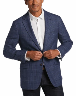 Joseph Abboud Modern Fit Sport Coat, Blue Plaid