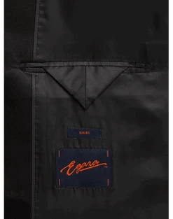 Egara Slim Fit Peak Lapel Double Breasted Dinner Jacket, Black Tic -Gentleman’s Outlet Store MW40 16D9 71 EGARA NAVY TIC ALT2 1