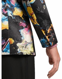 Paisley & Gray Slim Fit Dinner Jacket, Multicolor Abstract Art -Gentleman’s Outlet Store MW40 16J0 50 PAISLEY GRAY BRIGHT MULTI ALT2