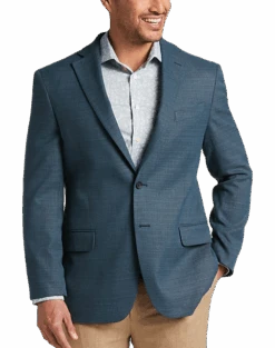 Pronto Uomo Modern Fit Notch Lapel Sport Coat, Teal