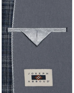 Joseph Abboud Modern Fit Notch Lapel Sport Coat, Blue Plaid 7 Joseph Abboud Modern Fit Notch Lapel Sport Coat, Blue Plaid -Gentleman’s Outlet Store MW40 16JV 67 JOSEPH ABBOUD BLUE PLAID ALT2