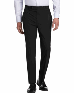 Lauren By Ralph Lauren Classic Fit Dress Pants, Black