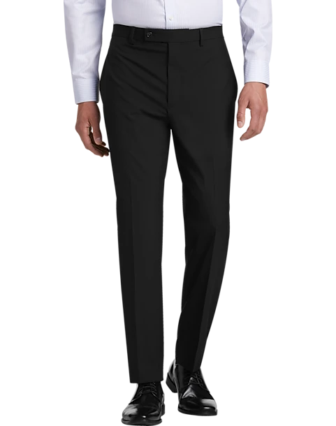 Lauren By Ralph Lauren Classic Fit Dress Pants, Black 1 Lauren By Ralph Lauren Classic Fit Dress Pants, Black