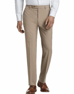 Lauren By Ralph Lauren Classic Fit Dress Pants, Tan