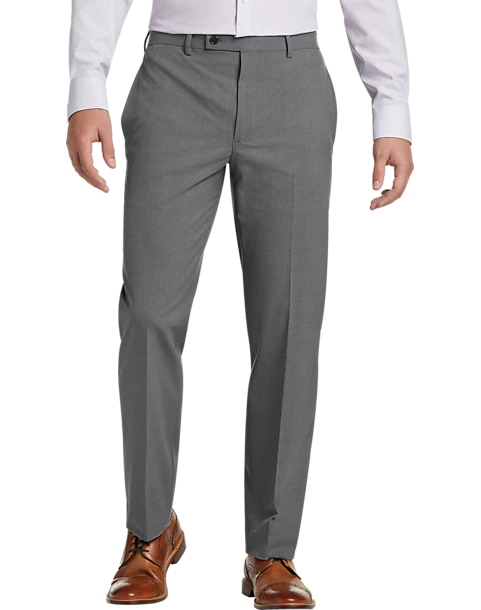 Lauren By Ralph Lauren Classic Fit Dress Pants, Light Gray 1 Lauren By Ralph Lauren Classic Fit Dress Pants, Light Gray