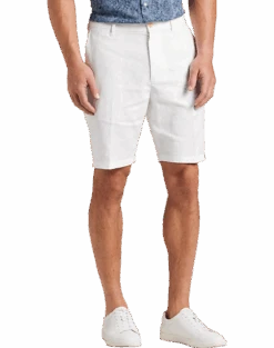 Joseph Abboud Modern Fit Linen Shorts, Natural
