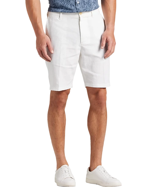 Joseph Abboud Modern Fit Linen Shorts, Natural 1 Joseph Abboud Modern Fit Linen Shorts, Natural
