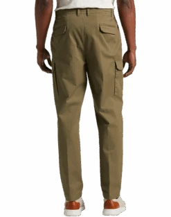 Joseph Abboud Modern Fit Cargo Pants, Cloud Silver -Gentleman’s Outlet Store MW40 22VZ 12 JOSEPH ABBOUD WASHED OLIVE ALT1