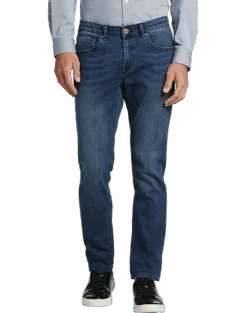 Black Bull Modern Fit 5-Pocket Jeans, Dark Wash