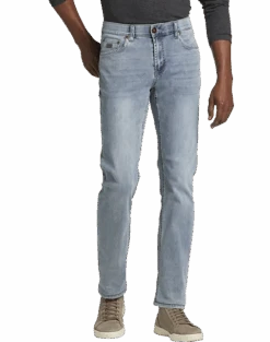 Black Bull Modern Fit MAD 5-Pocket Jeans, Light Wash