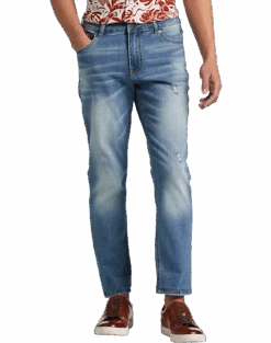 Paisley & Gray Slim Fit Jeans, Destroyed Denim