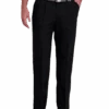 Haggar Cool Right® Performance Flex Classic Fit Pleated-Front Pants, Black