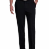 Haggar Cool Right® Performance Flex Classic Fit Flat-Front Pants, Midnight