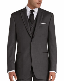 Joseph Abboud Black Label Slim Fit Wool Tuxedo, Gray 9 Joseph Abboud Black Label Slim Fit Wool Tuxedo, Gray -Gentleman’s Outlet Store MW40 3GP3 17 JOSEPH ABBOUD BLACK LABEL CHARCOAL GRAY ALT4