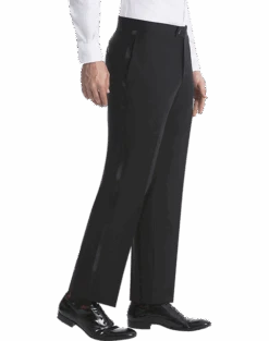Lauren By Ralph Lauren Classic Fit Suit Separates Tuxedo Pants, Black -Gentleman’s Outlet Store MW40 3VFD 10 LAUREN BY RALPH LAUREN FORMAL ALT2