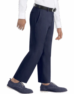 Lauren By Ralph Lauren Boys (Sizes 4-7) Suit Separates Pants, White -Gentleman’s Outlet Store MW40 3VFN 01 LAUREN BY RALPH LAUREN NAVY SOLID ALT2