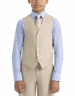 Lauren By Ralph Lauren Boys (Sizes 8-20) Suit Separates Vest, Tan