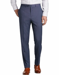 Lauren By Ralph Lauren Classic Fit Suit, Navy Tic -Gentleman’s Outlet Store MW40 3W5D 71 LAUREN BY RALPH LAUREN NAVY TIC ALT2