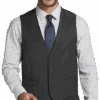 Calvin Klein X-Fit Slim Fit Suit Separates Vest, Charcoal Gray