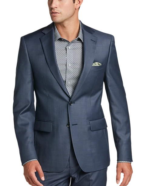 Calvin Klein X-Fit Slim Fit Suit Separates, Gray Sharkskin 1 Calvin Klein X-Fit Slim Fit Suit Separates, Gray Sharkskin
