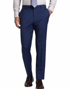 Awearness Kenneth Cole Modern Fit Suit, Blue Windowpane -Gentleman’s Outlet Store MW40 3WG4 67 AWEARNESS KENNETH COLE BLUE WINDOWPANE ALT2