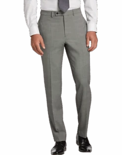 Michael Strahan Classic Fit Suit, Black & White Birdseye -Gentleman’s Outlet Store MW40 3WYE 88 MICHAEL STRAHAN B W BIRDEYE ALT2