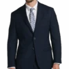Awearness Kenneth Cole Modern Fit Suit, Blue Plaid