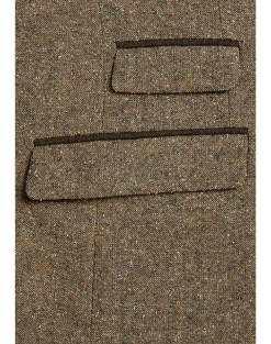 Paisley & Gray Slim Fit Suit Separates Coat, Caramel Donegal -Gentleman’s Outlet Store MW40 3X0E 77 PAISLEY GRAY CARAMEL DONEGAL ALT4