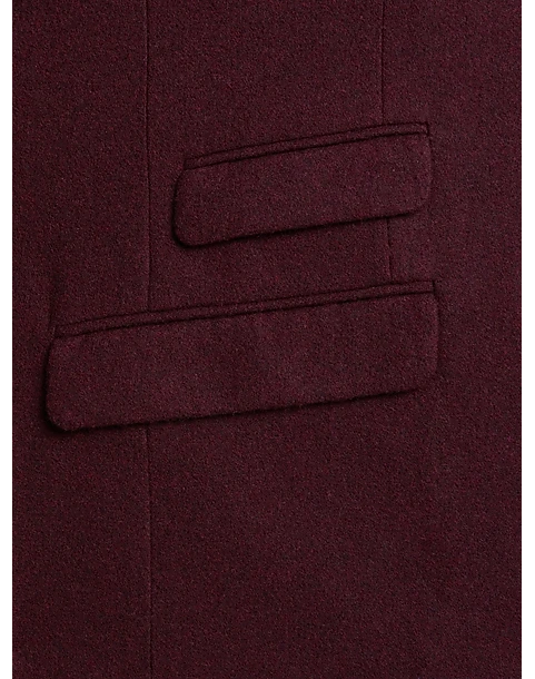 Paisley & Gray Slim Fit Suit Separates Coat, Deep Wine 4 Paisley & Gray Slim Fit Suit Separates Coat, Deep Wine - Image 4