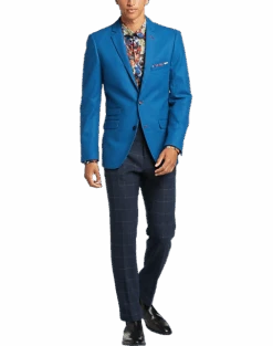 Paisley & Gray Slim Fit Suit Separates Coat, Cobalt Blue -Gentleman’s Outlet Store MW40 3X4V 14 PAISLEY GRAY COBALT BLUE ALT5