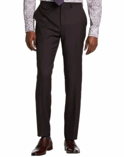 Tayion Classic Fit Suit Separates Pants, Wine Plum