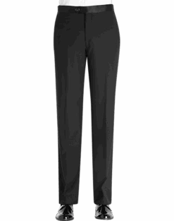 Pronto Uomo Platinum Modern Fit Suit Separates Tuxedo Pants, Black