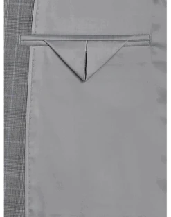 Calvin Klein Slim Fit Suit Separates Coat, Gray Plaid -Gentleman’s Outlet Store MW40 3X9L 64 CALVIN KLEIN GRAY PLAID ALT3
