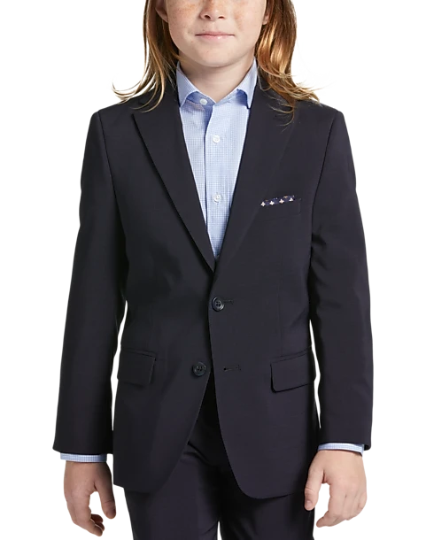 Kenneth Cole Reaction Boy's Suit, Charcoal Gray 1 Kenneth Cole Reaction Boy's Suit, Charcoal Gray