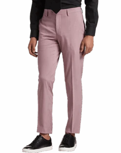Egara Skinny Fit Suit Separates Pants, Rose