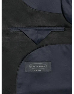 Pronto Uomo Platinum Modern Fit Notch Lapel Suit Separates Tuxedo Jacket, Navy -Gentleman’s Outlet Store MW40 3XHM 01 PRONTO UOMO PLATINUM NAVY FORMAL ALT2