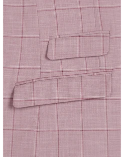 Paisley & Gray Slim Fit Suit Separates Coat, Cranberry Windowpane -Gentleman’s Outlet Store MW40 3XLY 60 PAISLEY GRAY CRANBERRY WINDORPANE ALT4